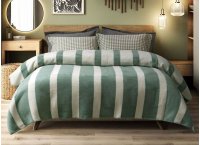 Плед Lotus Home - Infinity Stripe Green (Турция), 200 х 220 см